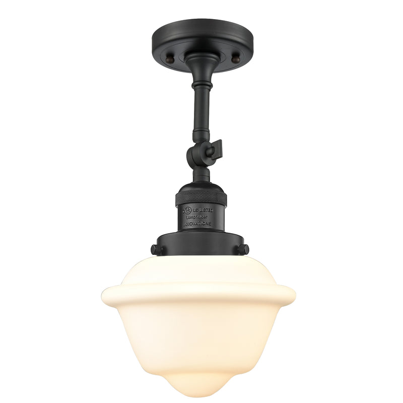 Innovations Lighting Small Oxford 1 Light Sconce Part Of The Franklin Restoration Collection 203-BK-G531-LED