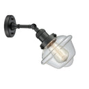 Innovations Lighting Small Oxford 1 Light Sconce Part Of The Franklin Restoration Collection 203-BK-G532-LED