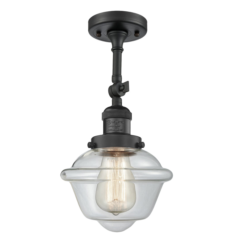 Innovations Lighting Small Oxford 1 Light Sconce Part Of The Franklin Restoration Collection 203-BK-G532-LED