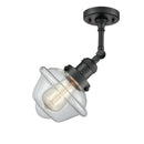 Innovations Lighting Small Oxford 1 Light Sconce Part Of The Franklin Restoration Collection 203-BK-G532-LED