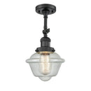 Innovations Lighting Small Oxford 1 Light Sconce Part Of The Franklin Restoration Collection 203-BK-G534-LED