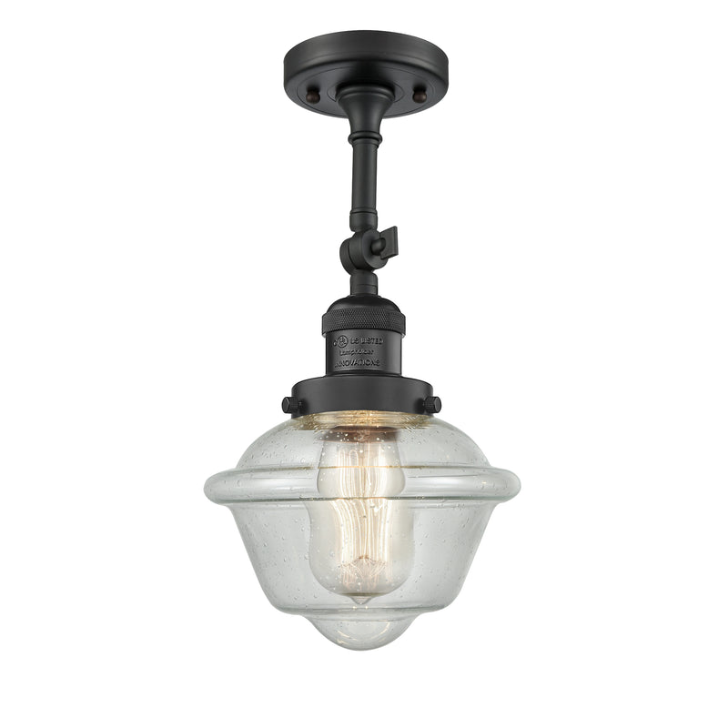 Innovations Lighting Small Oxford 1 Light Sconce Part Of The Franklin Restoration Collection 203-BK-G534-LED