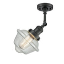 Innovations Lighting Small Oxford 1 Light Sconce Part Of The Franklin Restoration Collection 203-BK-G534