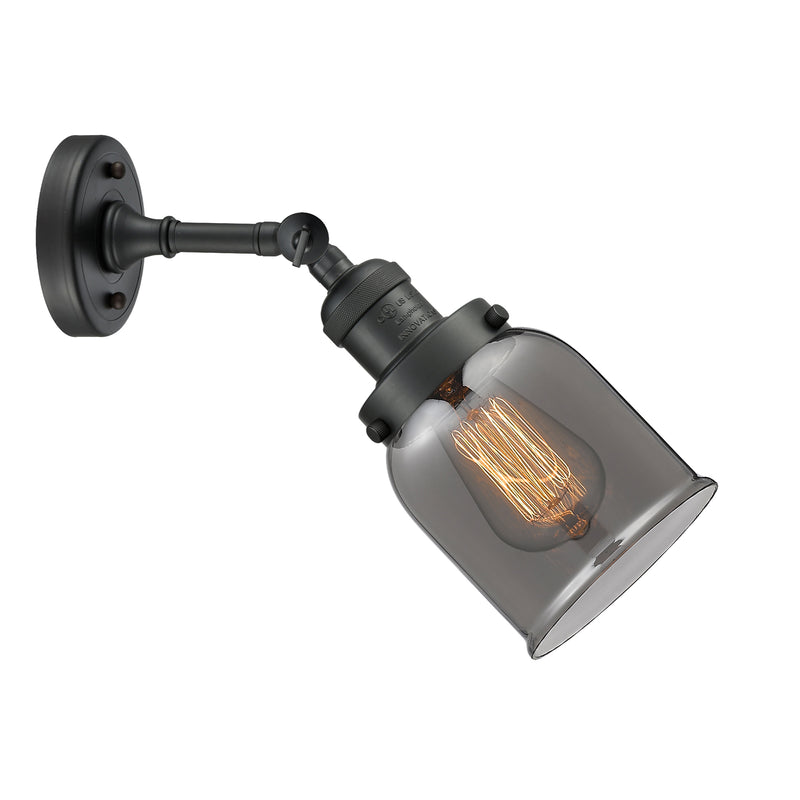 Innovations Lighting Small Bell 1 Light Sconce Part Of The Franklin Restoration Collection 203-BK-G53-LED