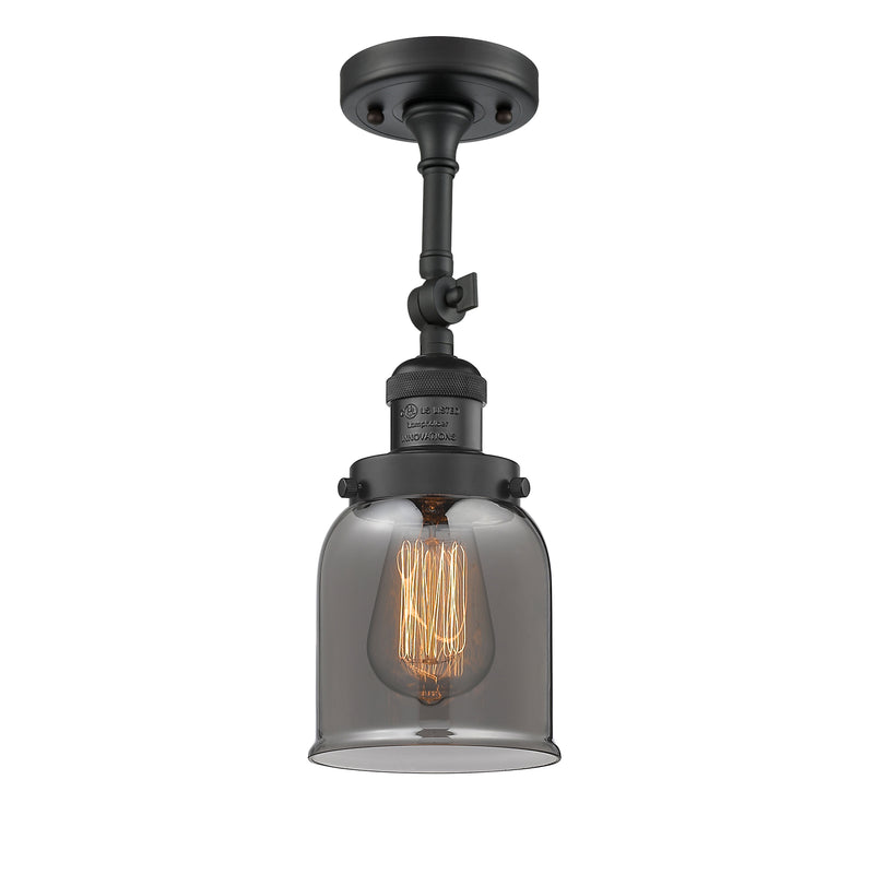 Innovations Lighting Small Bell 1 Light Sconce Part Of The Franklin Restoration Collection 203-BK-G53-LED