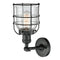 Innovations Lighting Small Bell Cage 1 Light Sconce Part Of The Franklin Restoration Collection 203-BK-G54-CE-LED