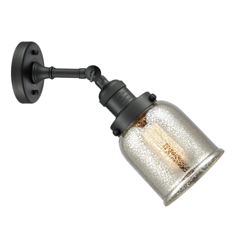 Innovations Lighting Small Bell 1 Light Sconce Part Of The Franklin Restoration Collection 203-BK-G58-LED
