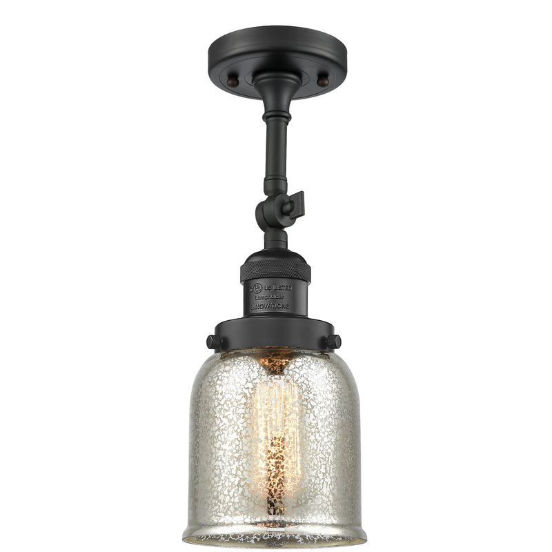 Innovations Lighting Small Bell 1 Light Sconce Part Of The Franklin Restoration Collection 203-BK-G58-LED