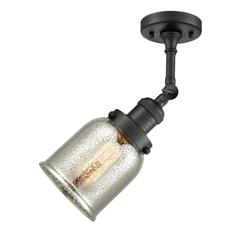 Innovations Lighting Small Bell 1 Light Sconce Part Of The Franklin Restoration Collection 203-BK-G58-LED