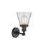 Innovations Lighting Small Cone 1 Light Sconce Part Of The Franklin Restoration Collection 203-BK-G62