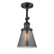 Innovations Lighting Small Cone 1 Light Sconce Part Of The Franklin Restoration Collection 203-BK-G63-LED