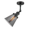 Innovations Lighting Small Cone 1 Light Sconce Part Of The Franklin Restoration Collection 203-BK-G63-LED