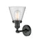 Innovations Lighting Small Cone 1 Light Sconce Part Of The Franklin Restoration Collection 203-BK-G64-LED