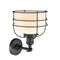 Innovations Lighting Large Bell Cage 1 Light Sconce Part Of The Franklin Restoration Collection 203-BK-G71-CE-LED