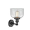 Innovations Lighting Large Bell 1 Light Sconce Part Of The Franklin Restoration Collection 203-BK-G72-LED
