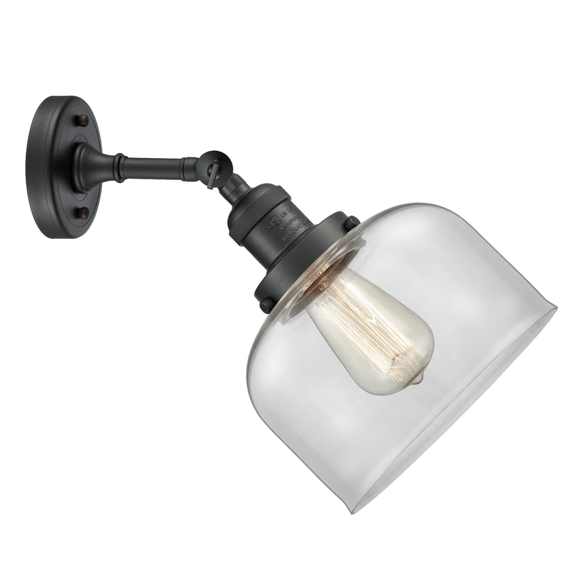 Innovations Lighting Large Bell 1 Light Sconce Part Of The Franklin Restoration Collection 203-BK-G72-LED