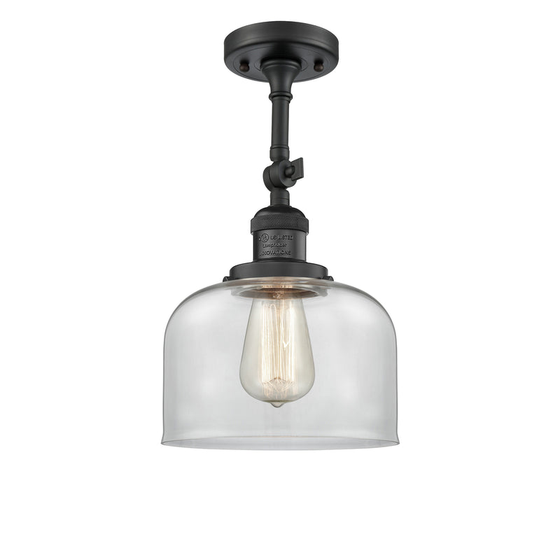 Innovations Lighting Large Bell 1 Light Sconce Part Of The Franklin Restoration Collection 203-BK-G72-LED