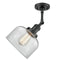 Innovations Lighting Large Bell 1 Light Sconce Part Of The Franklin Restoration Collection 203-BK-G72-LED