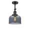 Innovations Lighting Large Bell 1 Light Sconce Part Of The Franklin Restoration Collection 203-BK-G73-LED