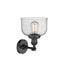 Innovations Lighting Large Bell 1 Light Sconce Part Of The Franklin Restoration Collection 203-BK-G74-LED