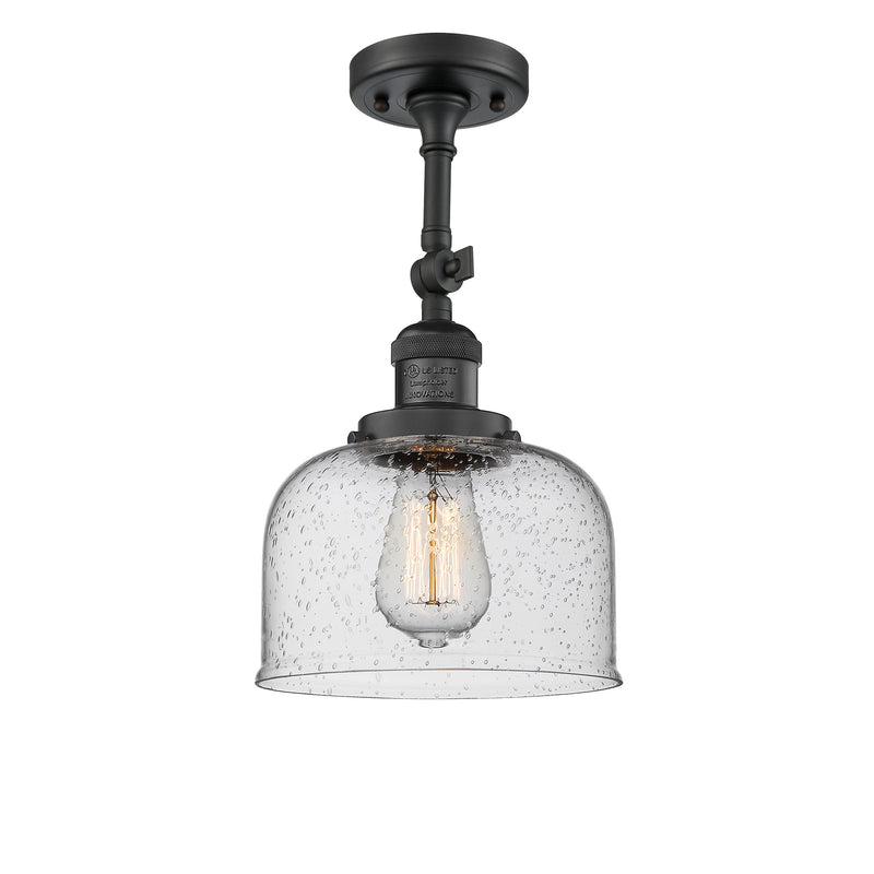 Innovations Lighting Large Bell 1 Light Sconce Part Of The Franklin Restoration Collection 203-BK-G74-LED