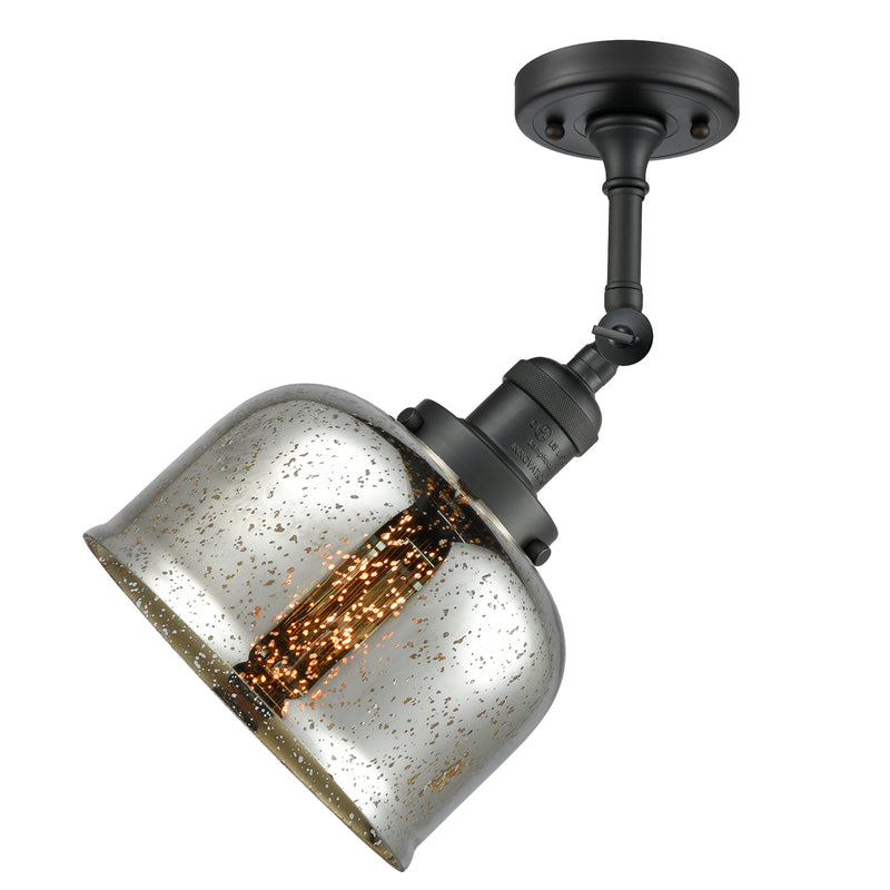 Innovations Lighting Large Bell 1 Light Sconce Part Of The Franklin Restoration Collection 203-BK-G78-LED