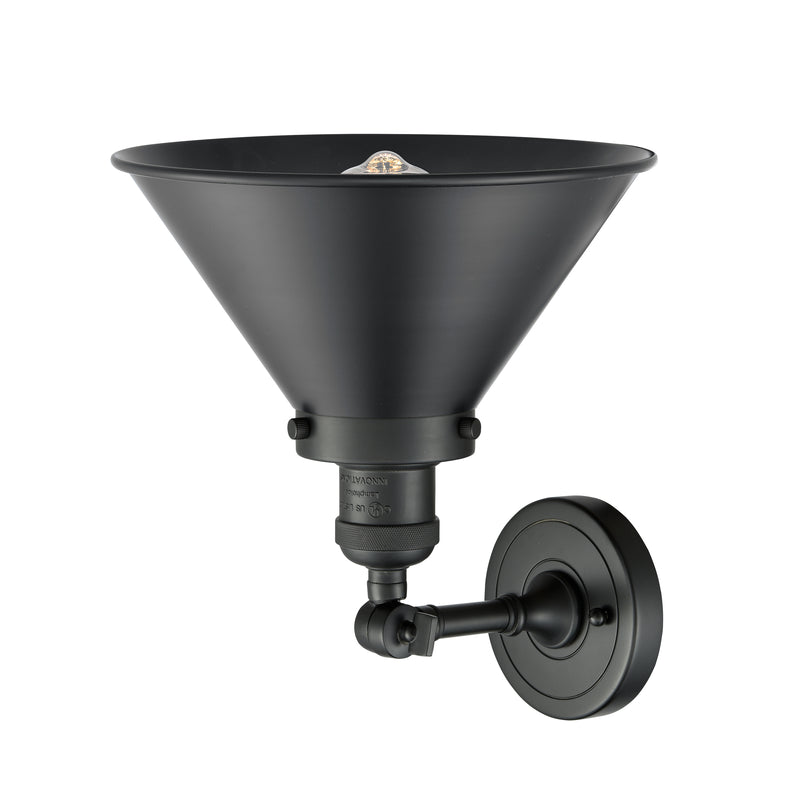 Innovations Lighting Briarcliff 1 Light Sconce Part Of The Franklin Restoration Collection 203-BK-M10-BK