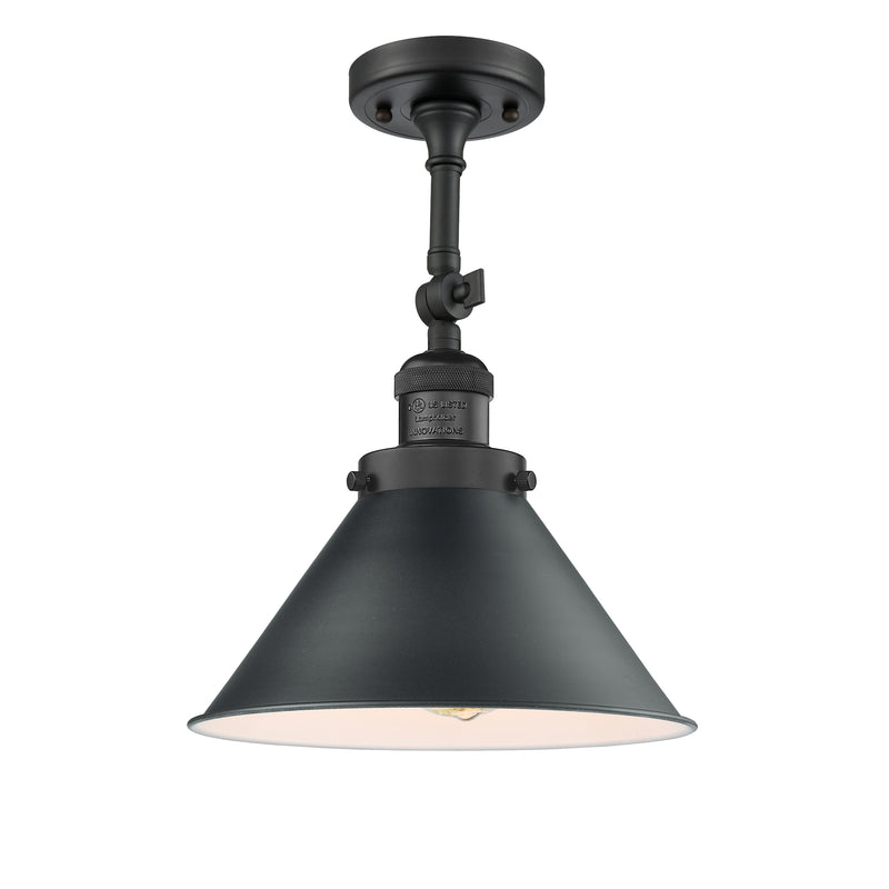 Innovations Lighting Briarcliff 1 Light Sconce Part Of The Franklin Restoration Collection 203-BK-M10-BK-LED