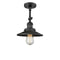 Innovations Lighting Railroad 1 Light Sconce Part Of The Franklin Restoration Collection 203-BK-M6-LED