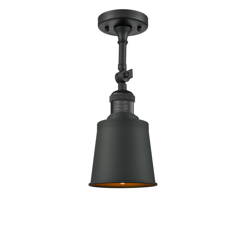 Innovations Lighting Addison 1 Light Sconce Part Of The Franklin Restoration Collection 203-BK-M9-BK-LED