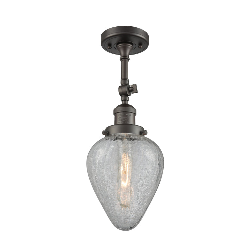 Innovations Lighting Geneseo 1 Light Sconce Part Of The Franklin Restoration Collection 203-OB-G165-LED