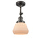 Innovations Lighting Fulton 1 Light Sconce Part Of The Franklin Restoration Collection 203-OB-G171-LED