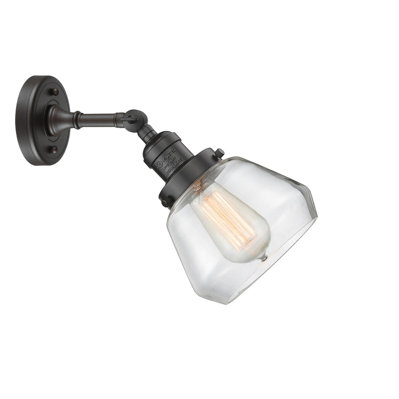Innovations Lighting Fulton 1 Light Sconce Part Of The Franklin Restoration Collection 203-OB-G172-LED