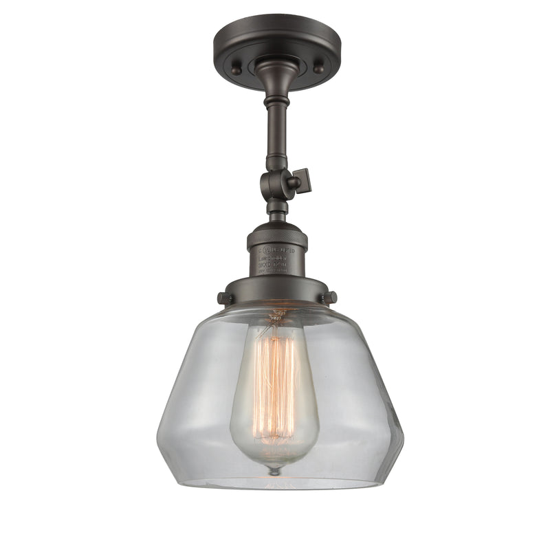 Innovations Lighting Fulton 1 Light Sconce Part Of The Franklin Restoration Collection 203-OB-G172-LED