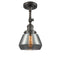 Innovations Lighting Fulton 1 Light Sconce Part Of The Franklin Restoration Collection 203-OB-G173-LED