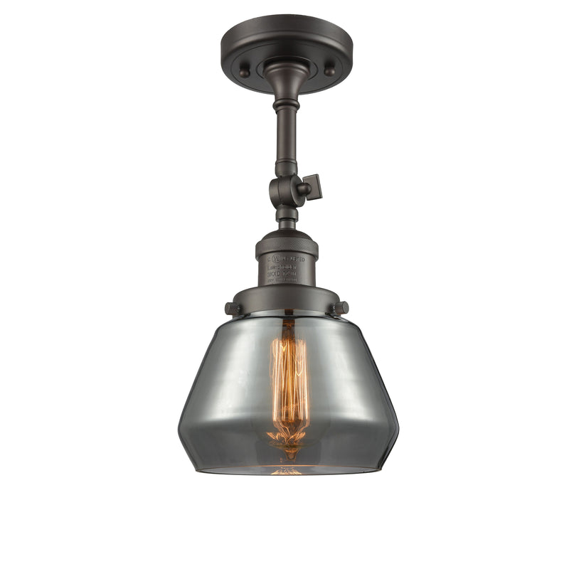 Innovations Lighting Fulton 1 Light Sconce Part Of The Franklin Restoration Collection 203-OB-G173-LED