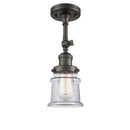 Innovations Lighting Small Canton 1 Light Sconce Part Of The Franklin Restoration Collection 203-OB-G182S-LED