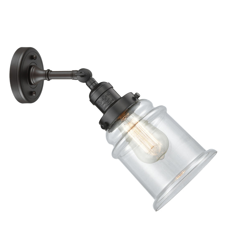 Innovations Lighting Canton 1 Light Sconce Part Of The Franklin Restoration Collection 203-OB-G182-LED