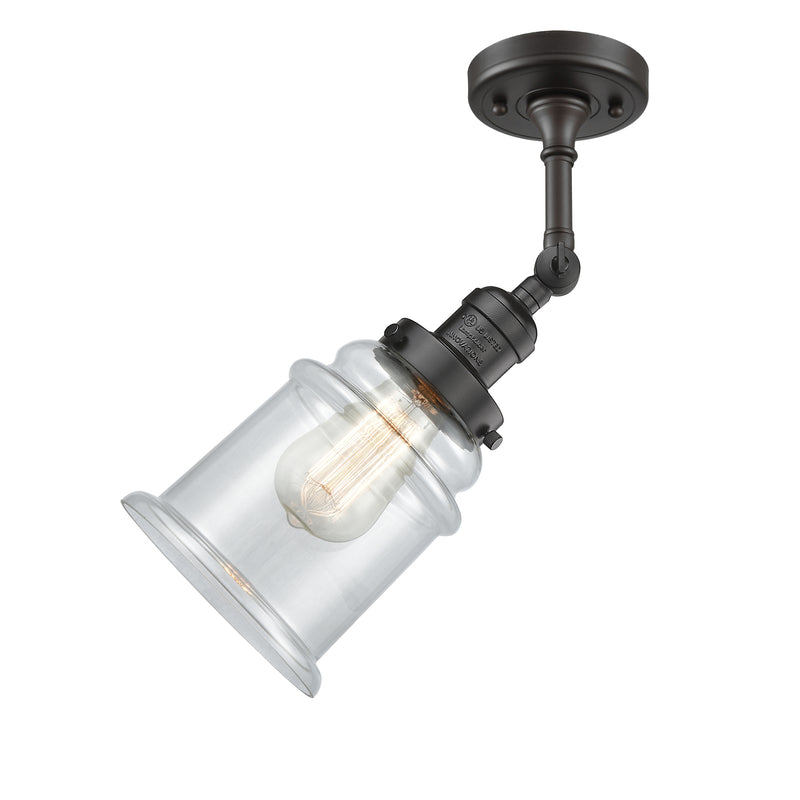 Innovations Lighting Canton 1 Light Sconce Part Of The Franklin Restoration Collection 203-OB-G182-LED