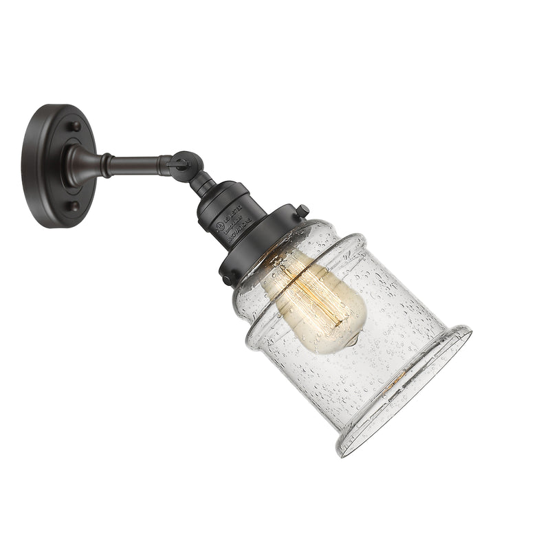 Innovations Lighting Canton 1 Light Sconce Part Of The Franklin Restoration Collection 203-OB-G184-LED