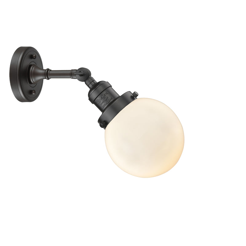 Innovations Lighting Beacon 1 Light 6" Sconce 203-OB-G201-6-LED
