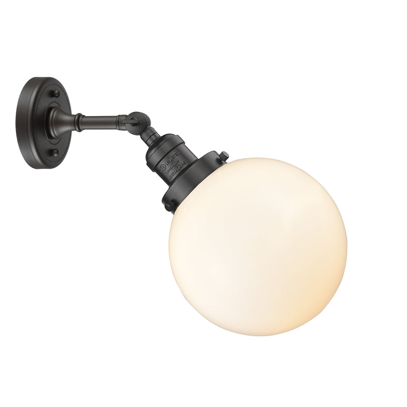 Innovations Lighting Beacon 1 Light 8" Sconce 203-OB-G201-8-LED