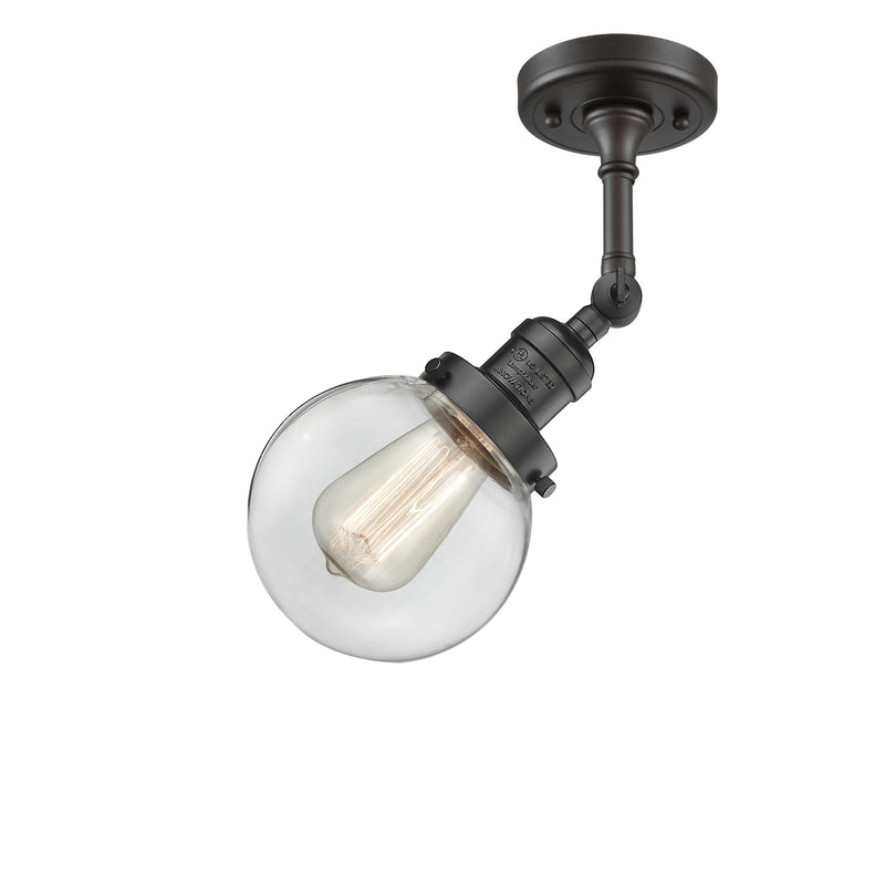 Innovations Lighting Beacon 1 Light 6" Sconce 203-OB-G202-6-LED