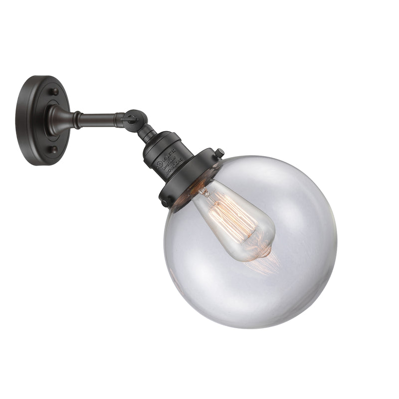 Innovations Lighting Beacon 1 Light 8" Sconce 203-OB-G202-8