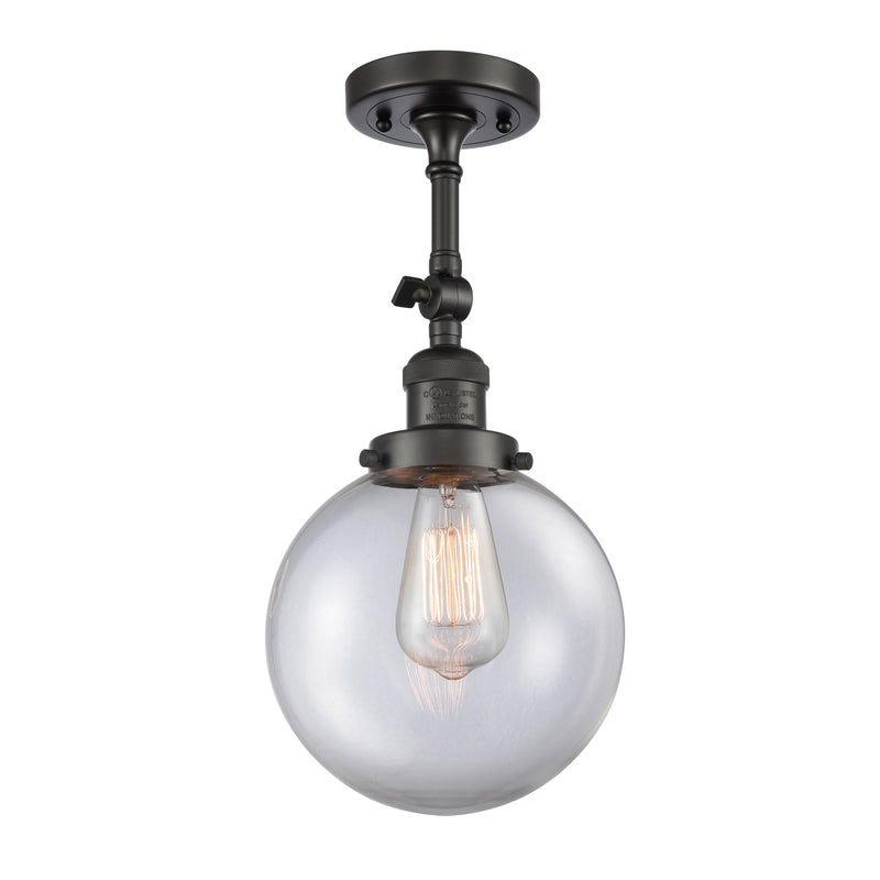 Innovations Lighting Beacon 1 Light 8" Sconce 203-OB-G202-8-LED
