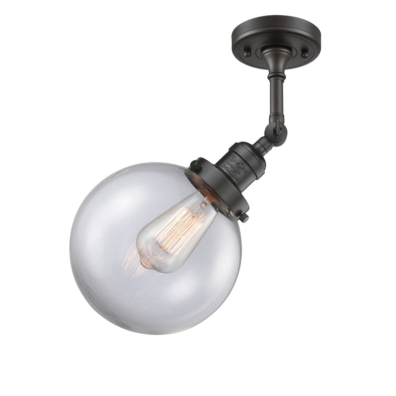 Innovations Lighting Beacon 1 Light 8" Sconce 203-OB-G202-8-LED
