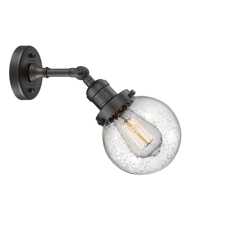 Innovations Lighting Beacon 1 Light 6" Sconce 203-OB-G204-6-LED