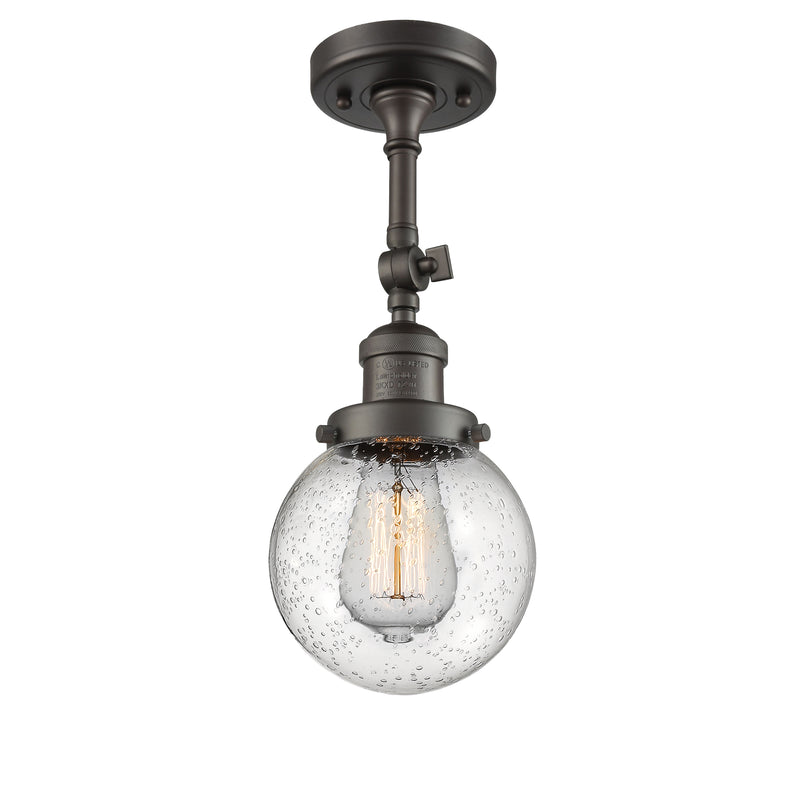 Innovations Lighting Beacon 1 Light 6" Sconce 203-OB-G204-6-LED