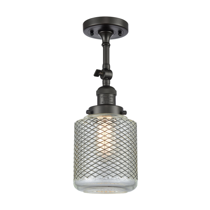 Innovations Lighting Stanton 1 Light Sconce Part Of The Franklin Restoration Collection 203-OB-G262-LED