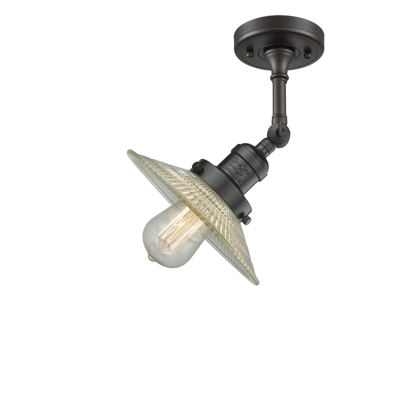 Innovations Lighting Halophane 1 Light Sconce Part Of The Franklin Restoration Collection 203-OB-G2-LED